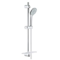 Set de dus Grohe Euphoria 110 Champagne cu para de dus 3 jeturi furtun 175cm si bara 60cm crom - 1