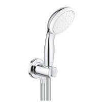 Set de dus Grohe Tempesta 100 cu para de dus 2 jeturi furtun 150cm si agatatoare dus cu Fix Fit crom - 1