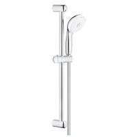 Set de dus Grohe Tempesta 100 para de dus cu 3 jeturi furtun 175cm si bara de 60cm crom - 1