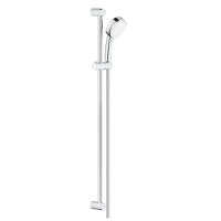 Set de dus Grohe Tempesta Cosmopolitan 100 cu para de dus 2 jeturi furtun 175cm si bara de 90cm crom - 1