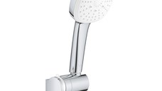 Set de dus Grohe Tempesta Cube 110 cu agatatoare  furtun 175cm si para de dus cu 3 jeturi  crom