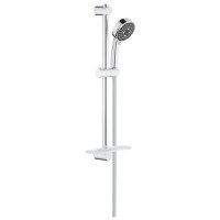 Set de dus Grohe Vitalio Comfort 100 cu para de dus 3 jeturi furtun si bara 600mm crom - 1