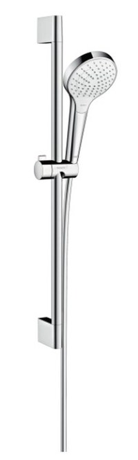 Set de dus Hansgrohe Croma Select S Vario cu bara de 65cm culoare alb-crom - 1