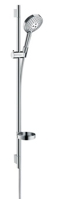 Set de dus Hansgrohe Raindance Select S 240 PowderRain cu para 3 jeturi furtun si bara de dus 90cm - 1