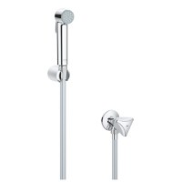 Set de dus igiena intima Grohe Tempesta-F Trigger Spray 30 cu agatatoare furtun 125cm si robinet crom - 1