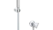 Set de dus igiena intima Grohe Tempesta-F Trigger Spray 30 cu agatatoare furtun 125cm si robinet crom