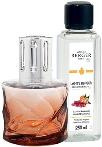 Set Maison Berger lampa catalitica Spirale Rose Ambre cu parfum Eclat de Rhubarbe - 1