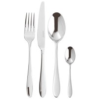 Set tacamuri Sambonet Velvet Solid Handle 24 piese inox - 1