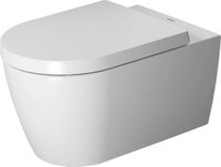 Set vas WC suspendat Duravit Me by Starck Rimless capac cu inchidere lenta - 1