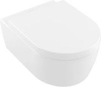 Set vas WC suspendat Villeroy & Boch Avento DirectFlush CeramicPlus cu capac inchidere lenta alb Alpin - 1