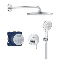 Sistem de dus incastrat Grohe Essence Rainshower Mono 310 cu 2 consumatori crom - 1