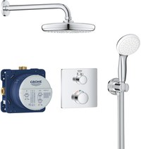 Sistem de dus incastrat Grohe Grohtherm Perfect Tempesta 210 crom - 1