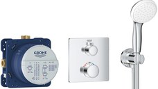 Sistem de dus incastrat Grohe Grohtherm Perfect Tempesta 210 crom