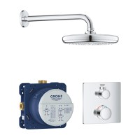 Sistem de dus incastrat Grohe Grohtherm Perfect Tempesta 210 cu 1 consumator crom - 1