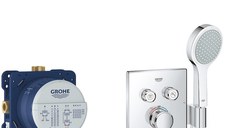 Sistem de dus incastrat Grohe Grohtherm SmartControl Perfect crom