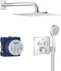 Sistem de dus incastrat Grohe Grohtherm SmartControl Perfect crom - 1