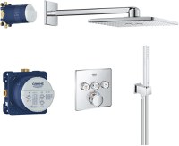 Sistem de dus incastrat Grohe Grohtherm SmartControl Perfect Set Rainshower SmartActive 310 Cube - 1