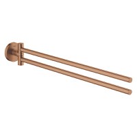 Suport dublu prosop Grohe Essentials 44cm brushed warm sunset - 1