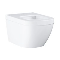 Vas wc suspendat Grohe Euro Ceramic Rimless 37.5x54cm fixare ascunsa Triple Vortex alb - 1