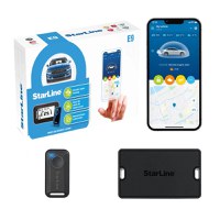 Alarmă auto Smart Starline E9 V2 Mini, 1 telecomendă, Integrare CAN-OEM, pornire motor remote, Bluetooth 5.0 - 1