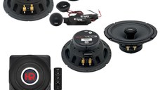 Pachet Difuzoare Auto cu subwoofer Audi A3 8L 1996-2003 ESB 1000 340 W