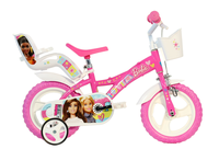 Bicicleta copii DINO BIKES Barbie, roti 12inch, roti ajutatoare (Roz) - 1