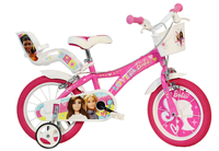 Bicicleta copii DINO BIKES Barbie, roti 16inch, roti ajutatoare (Roz) - 1