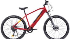 Bicicleta Electrica Pegas Drumet Dinamic, M, Roti 29inch, 9 Viteze, Viteza maxima 25 Km, Autonomie 70Km, Motor 250 W (Rosu/Galben)