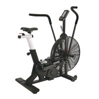 Bicicleta Fitness Exercitii TOORX BRX AIR CROSS PRO, Greutate maxima suportata 150 Kg, Uz profesional, uz casnic, Sistem de franare: bazat pe rezistenta la aer cu 7 lame radiale - 1