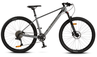 Bicicleta Mountain Bike CARPAT PRO CARBON C275C, Roti 27.5inch, Schimbator spate A7 L-TW00 10 viteze, Frane Hidraulice Disc, Cadru Carbon (Gri/Negru) - 1