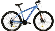 Bicicleta Mtb DHS Terrana 2725, M, Roti 27.5inch, Frane mecanice pe disc, 24 viteze (Albastru)