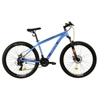 Bicicleta Mtb DHS Terrana 2725, M, Roti 27.5inch, Frane mecanice pe disc, 24 viteze (Albastru) - 1