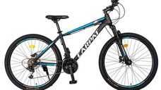 Bicicleta MTB-HT CARPAT C2999H, roti 29inch, cadru aluminiu 18inch, 21 viteze (Negru/Albastru)