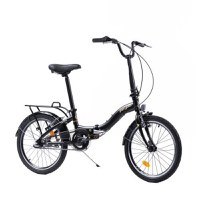 Bicicleta Pegas Camping 20 inch, Aluminiu 3S (Negru) - 1