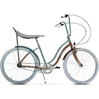 Bicicleta Pegas Strada 2, 26 inch, cadru aluminiu (Maro/Verde) - 1