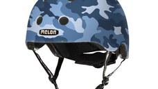 Casca de protectie Melon Camouflage Blue, 58-64cm