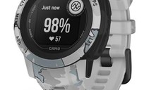 Ceas activity tracker Garmin Instinct 2S, 40mm, Camo Edition, Bluetooth, Android iOS, Rezistenta la apa, Gri