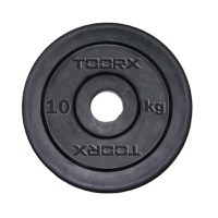 Disc fonta cauciucata TOORX 10 Kg, Diametru orificiu 25 mm - 1