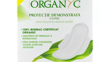 Absorbante intime din bumbac organic pentru zi, 10 bucati, Organyc