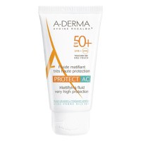 Aderma Sun Protect AC fluid matifiant SPF 50, 40ml - 1