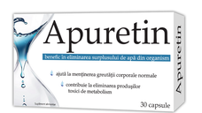 Apuretin, 30 capsule, retentie de apa