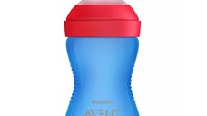 Avent Cana cu tetina moale rezistenta la muscaturi +9luni baieti, 300ml SCF802/01