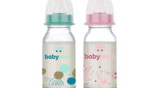 BabyNova Biberon sticla decorat, 120ml