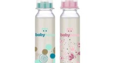 BabyNova Biberon sticla decorat, 240ml