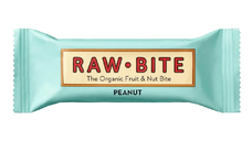 Baton fara gluten, peanut bio, 50 g, Raw Bit