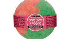 Beauty Jar Bila de baie efervescenta cu vitamina E si capsuni, Unicorn Kisses, 150g