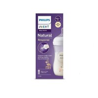 Biberon Natural Response, 1 luna +, 260 ml, Girafe, Philips Avent - 1