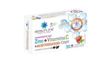 BioSunLine Zinc cu Vitamina C si Acid hialuronic COPII, 30 comprimate