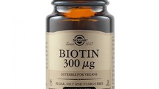 Biotin 300 mcg, 100 tablete Solgar