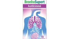 BronhoSuport Acetilcisteina 600mg, 10 comprimate efervescente, Naturalis